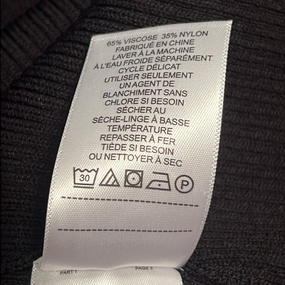 Laundry by Shelli Segal Black Ribbed Knit Sweater Dress XS - Picture 12 of 12